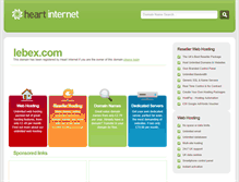 Tablet Screenshot of lebex.com
